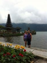 Bali’s Ulun Danu Temple can be visited on a yoga retreat with Sacred Earth Journeys.