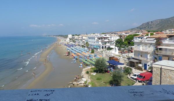 The beach at Sperlonga