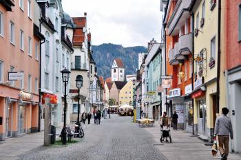 The Bavarian town of Fussen has a rich history and evocative corners beyond its cobbled core. Photo by Cameron Hewitt