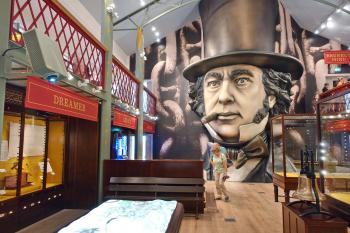 An exhibit at the SS <i>Great Britain</i> celebrates the engineering genius Isambard Kingdom Brunel, who designed the historic passenger ship. Photo by Rick Steves