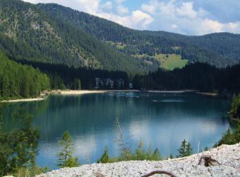 Lago di Braies is the scenic start of the Alta Via 1 — the Dolomites, northeastern Italy. Photo by Inga Aksamit