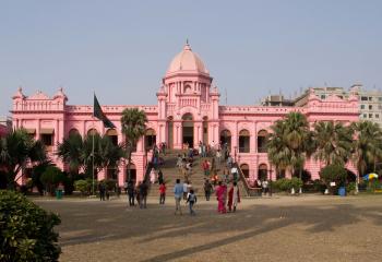 The Ahsan Manzil (Pink Palace) in Dhaka.