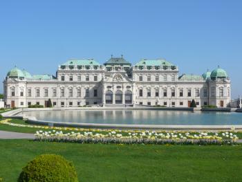 Belvedere Palace, Vienna, Austria.