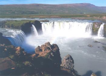 We saw waterfalls all over Iceland. Photo by Jim Delmonte