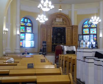 Beit Chabad synagogue in Odessa, Ukraine.