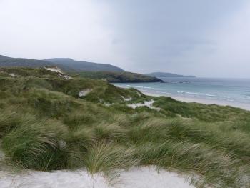 The white sand dunes of Barra, in the Outer Hebrides.