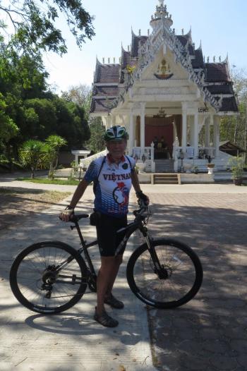 Jay Jacobson at a beautiful shrine in Cambodia.