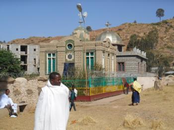 Chapel of the Ark of the Covenant at Maryam Tsion — Axum, Ethiopia. Photo by Theodore Liebersfeld