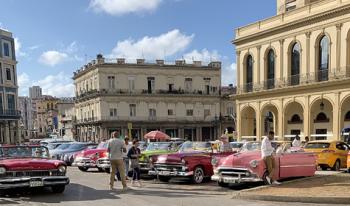 Havana is an open-air museum for classic cars. A one-hour ride in one around the city cost about $100. Photos by Josip Palić