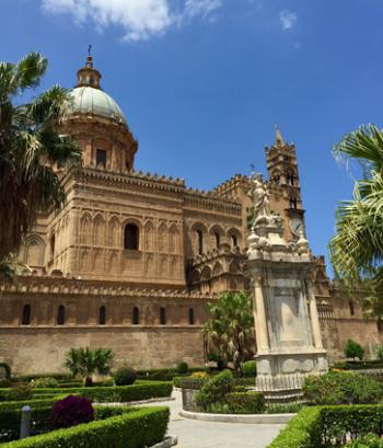 Catania's cathedral was rebuilt in the early 18th century. Photo by Ging Steinberg