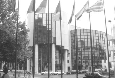 Entrance of the Palais de l’Europe.