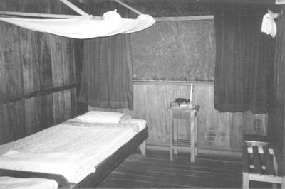 Bedroom at Sandoval Lake Lodge.