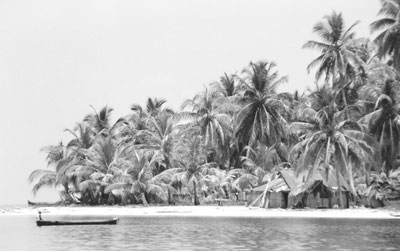 One the the many islands of San Blas.