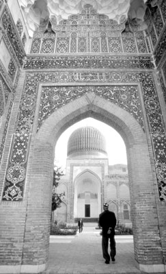 Guri Emir Mausoleum, where Tamerlane is buried — Samarkland