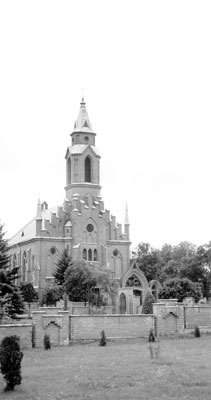 Late 18th-century church in the present-day village of Kernave.