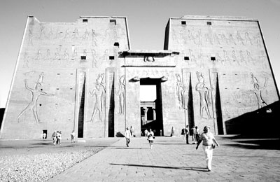 The Temple of Edfu is a stop on a Grand Circle tour of Egypt. Photos: Chatfield