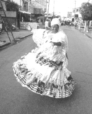 Samba schools in Rio participate in Carnaval parades. Photo: DeClara