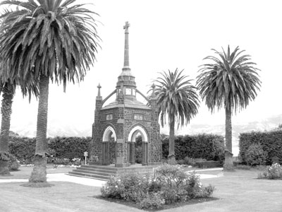War Memorial in Akaroa, New Zealand