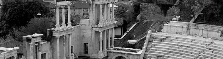 Opera and other performances are staged in the ruins of the Roman amphitheater in Plovdiv.