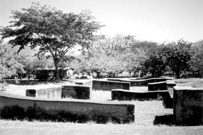 Ruins of the treasury in León Viejo.