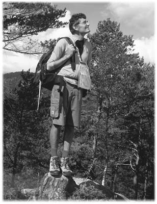 Arjen Meurs, our guide, looks over the landscape.