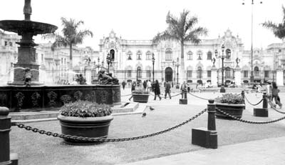 Lima’s Government Palace, the home of sitting presidents in Peru. Photo: Palic