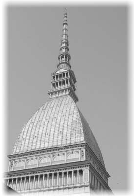 The Cinema Museum is inside Turin’s most distinctive building, the Mole Antonelliana.