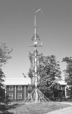 Maypoles are common sights throughout the Äland Islands. Photo: Äland Tourism