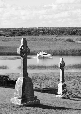 A view of the river Shannon from Clonmacnoise.