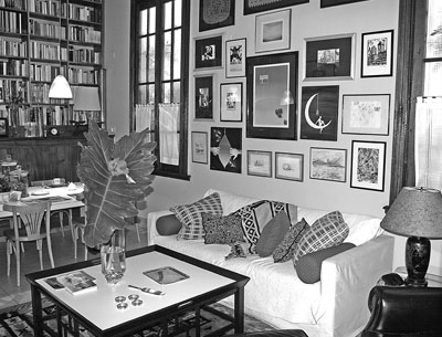 The living room of B&B Olleros 3000 in Buenos Aires was quite cozy.