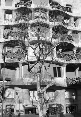 Antonio Gaudí’s Casa Milà in Barcelona.