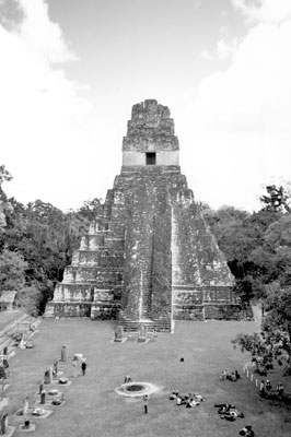 Temple One (Temple of the Great Jaguar) in Tikal’s Great Plaza. Photos: Skurdenis