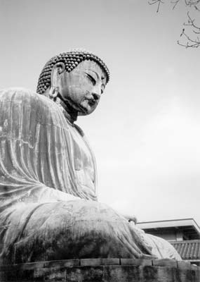 The Great Buddha, commonly known as Daibutsu, of Kamakura.