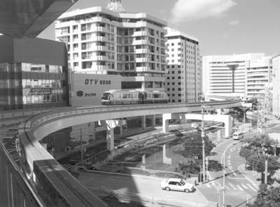 The monorail in Naha, Okinawa. Photo: Goodhead