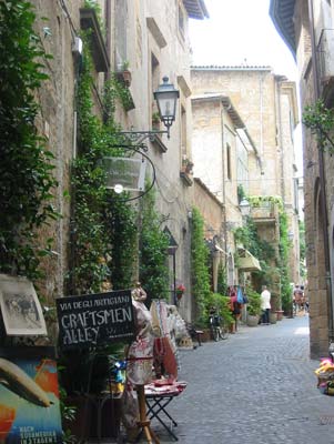 Craftsmen Alley is a popular tourist haunt.