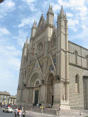 Orvieto’s famed cathedral.