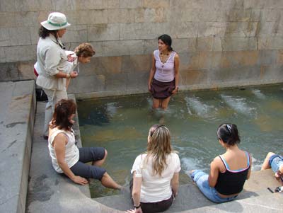 One of the stops in Medellín’s Park of Bare Feet.