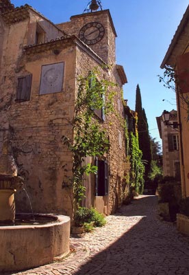 The Côtes du Rhône village of Séguret.