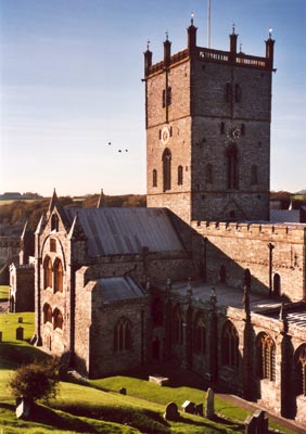 St. Davids Cathedral honors Wales’ patron saint and his sixth-century monastic community.