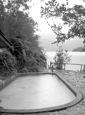 The natural hot spring pools at Puyuhuapi are enticing 24/7. Photos: Keck