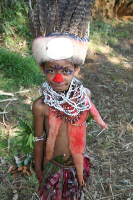 A child from Papua New Guinea’s Eastern Highlands