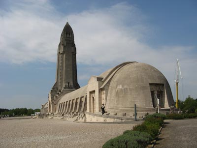 The Ossuarie de Douaumont at Verdun.