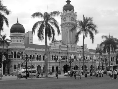 The Sultan Abdul Samad Building, home of the High Court of Malaya, faces Merdeka Square, where the Union Jack was lowered in 1957 — Kuala Lumpur. Photos: Brunhouse