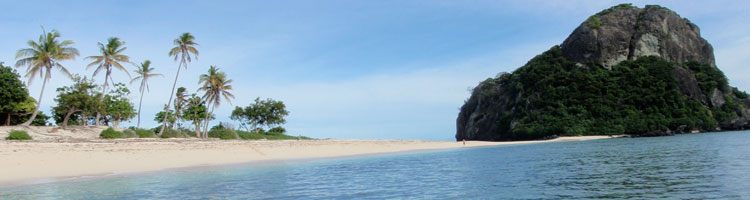 The island of Vanua Lailai. Photo by Jeff Russell