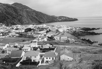 A view of the city of Velas on São Jorge.