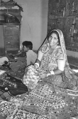 Woman in a Kutch tribal village.