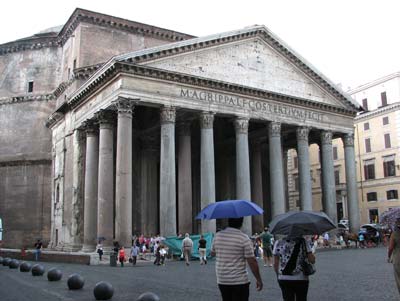 Rome’s Pantheon was built during the reign of Emperor Hadrian on the site of the original Pantheon, which was destroyed by fire in AD 80.