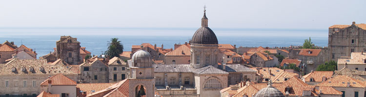 The port city of Dubrovnik, the last stop on our Adriatic Coast cruise.