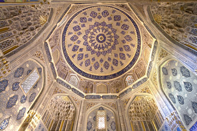 The dome of Gur-Emir, Timur’s tomb.