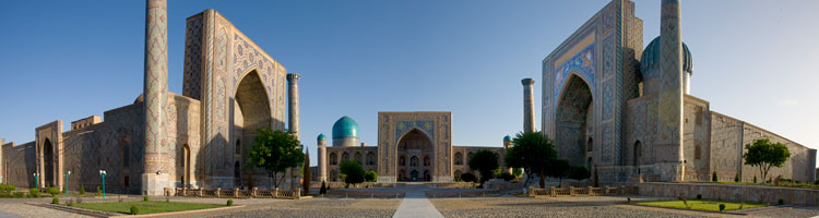 Registan Square in Samarkand.